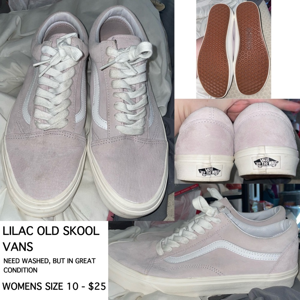 lilac old skool vans